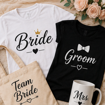 Hochzeit personalisierte Textilien