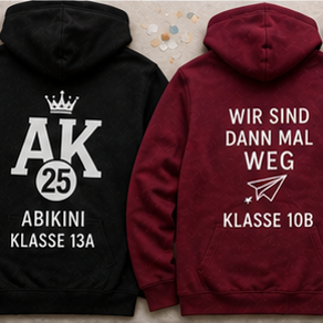 Abschluss und Schulklassen Textilien